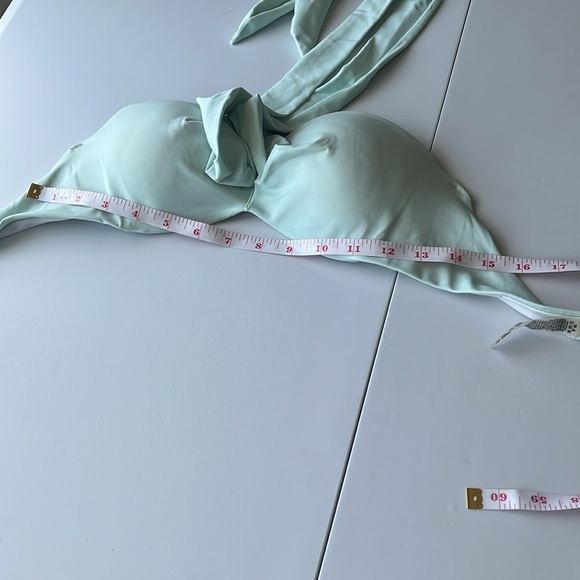 Mint Green Women's padded halter Bikini Top small - Picture 5 of 7
